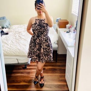 J.o.a pink and black dress in size M